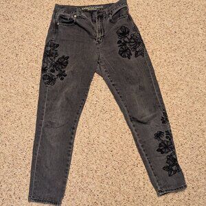 Women's American Eagle Black Washed Jeans
